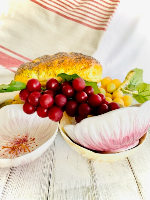 Flower Pinch Bowls Set of 3