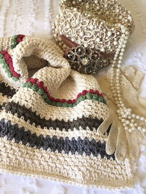 Crochet Country Crockery Hand Towel