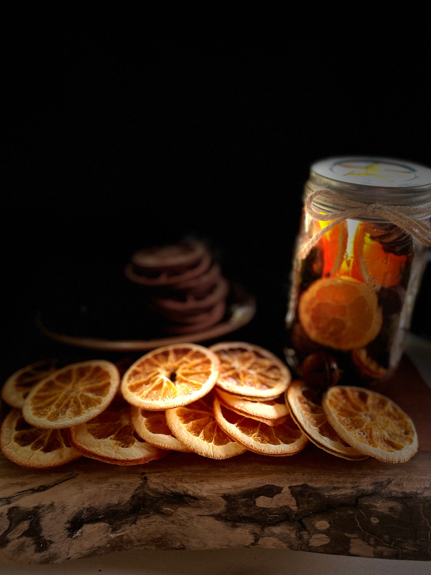 Dried Baked Orange Fruit Slices