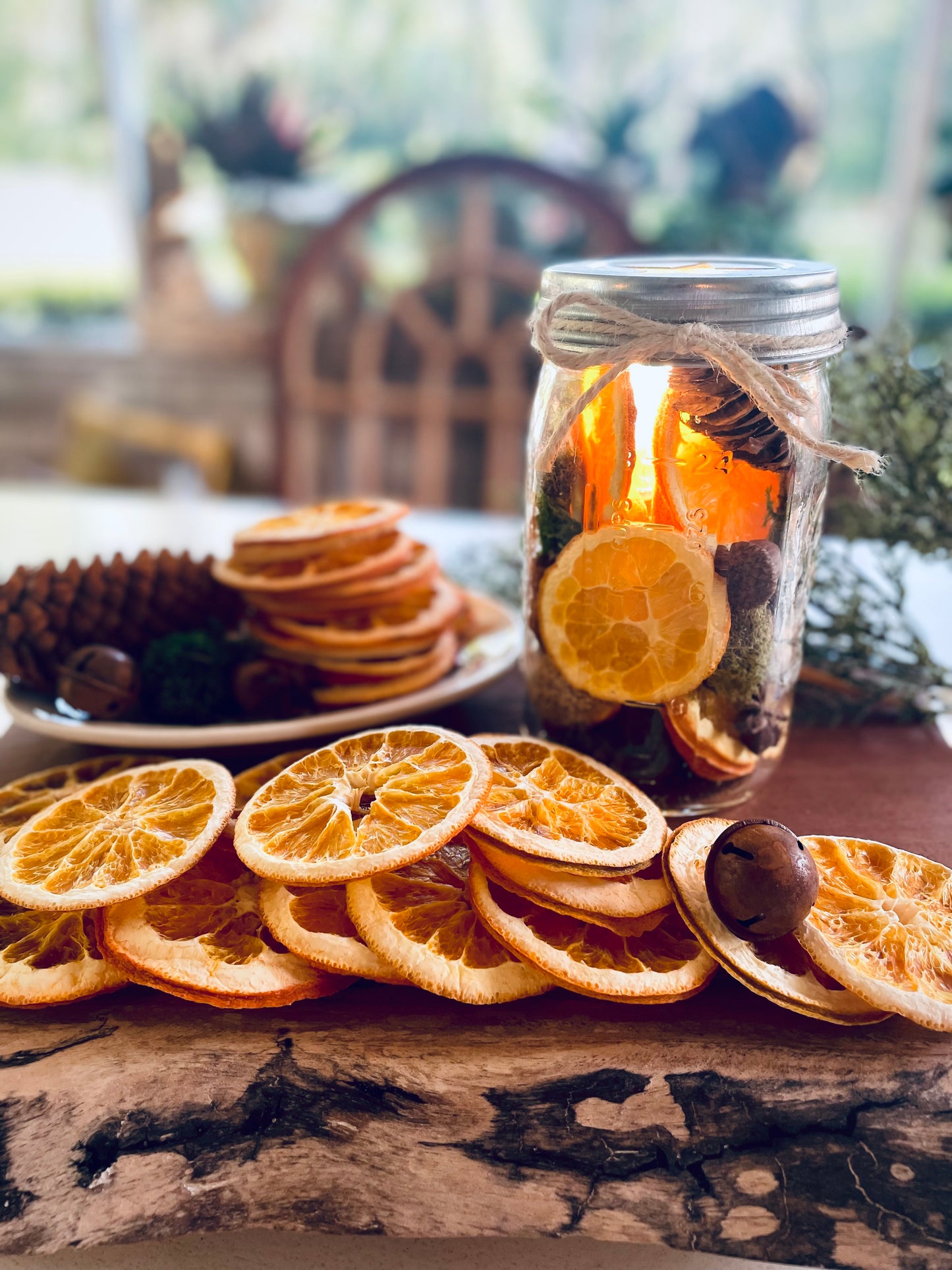 Dried Baked Orange Fruit Slices