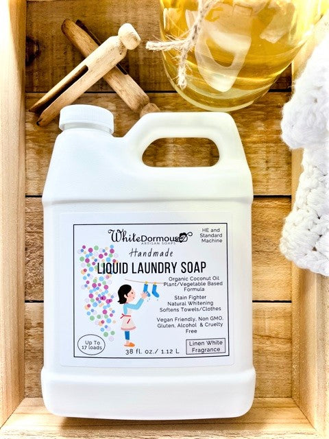 Liquid Laundry Soap Linen White Fragrance