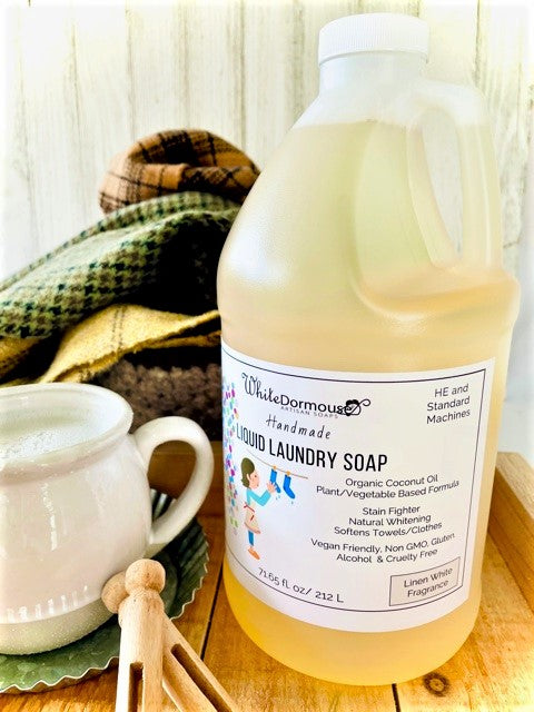 Liquid Laundry Soap Linen White Fragrance
